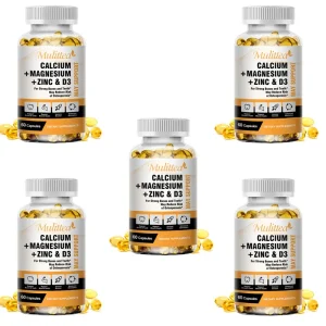 Mulittea Calcium Magnesium Zinc Vitamin D3 Capsules